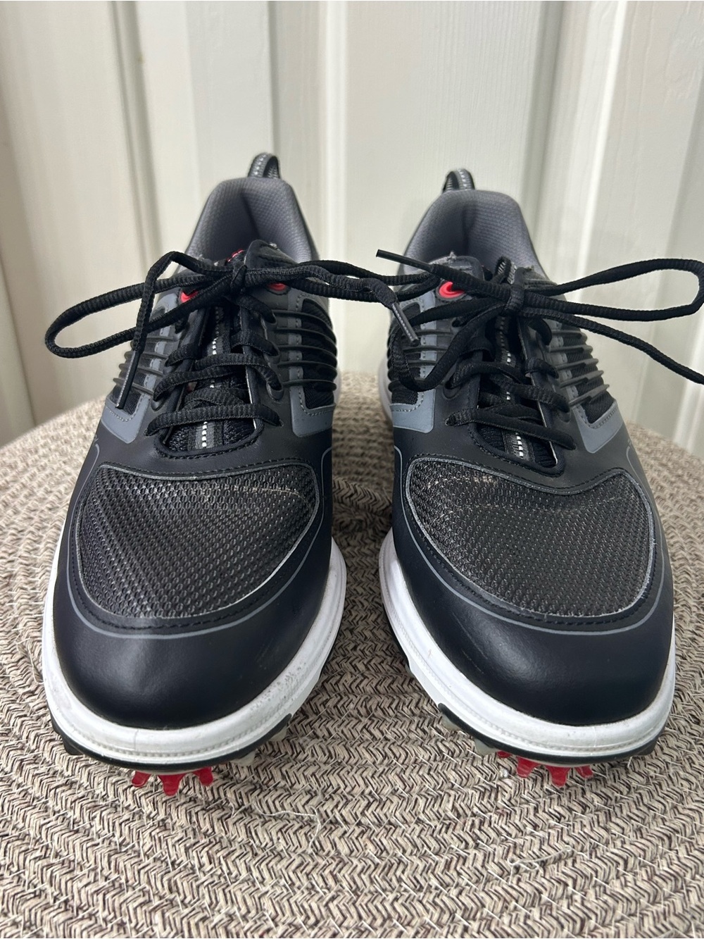 Mens FootJoy FJ Fury Golf Shoes 51103 Black /Grey/Red Sz 8M - Picture 4 of 10